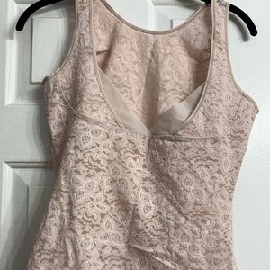 Elegant Lace Bali camisole top in Soft Pink